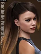 Rochelle Ponytail Hair Iray Texture XPansion