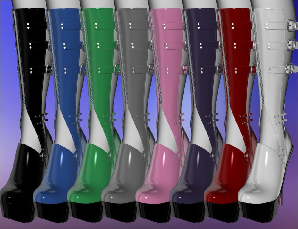 Wicked Buckled Boots