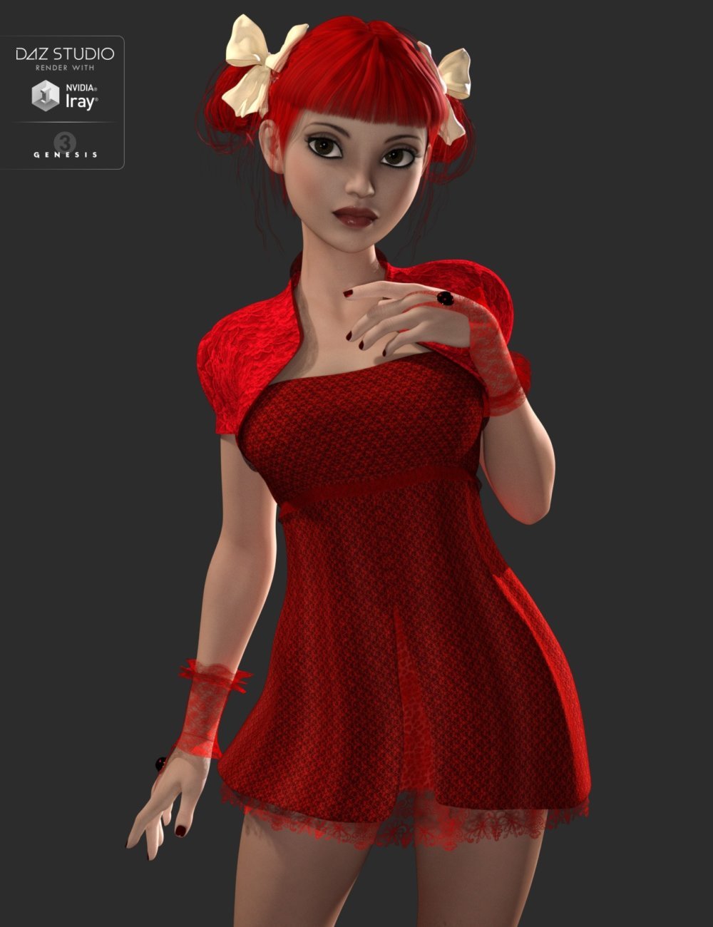 Amethyst Outfit for Genesis 3 Female(s)