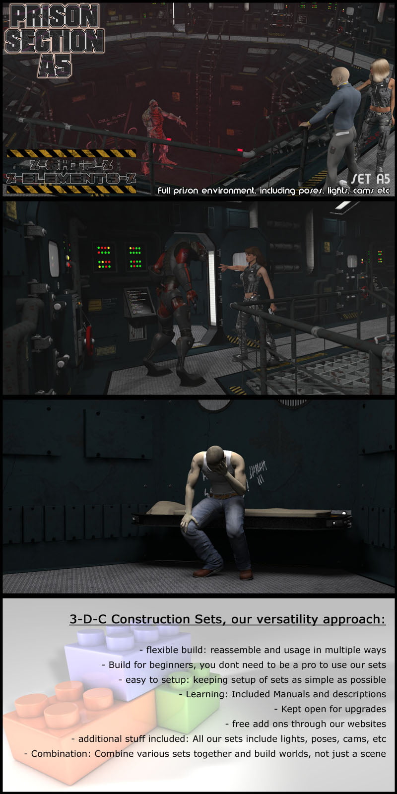 Ship Elements A5: Prison Section