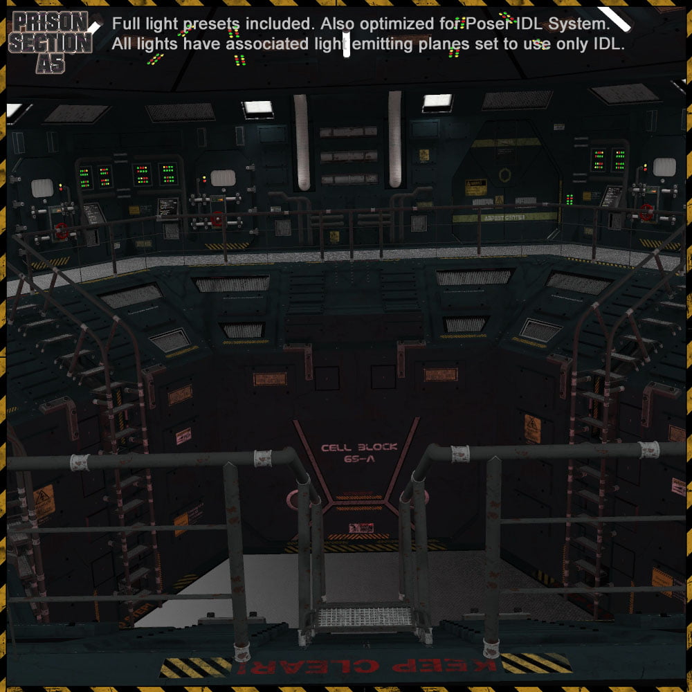 Ship Elements A5: Prison Section