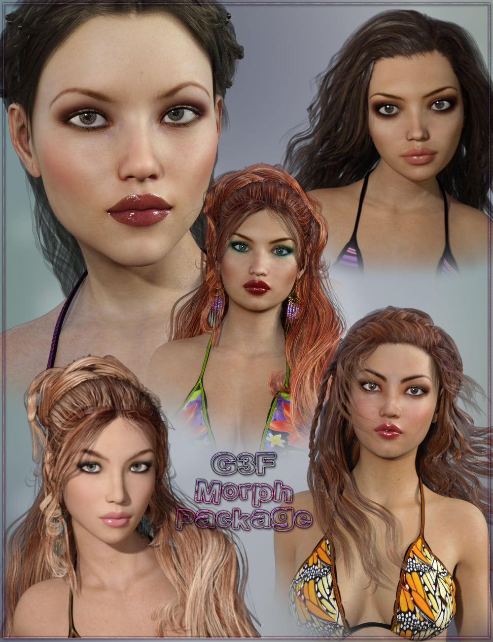 P3D G3F Morph Package