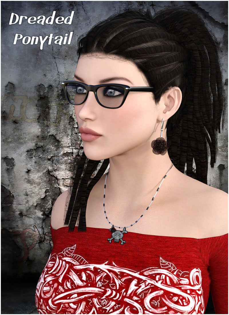 Dreaded Ponytail Hair G2F & V4