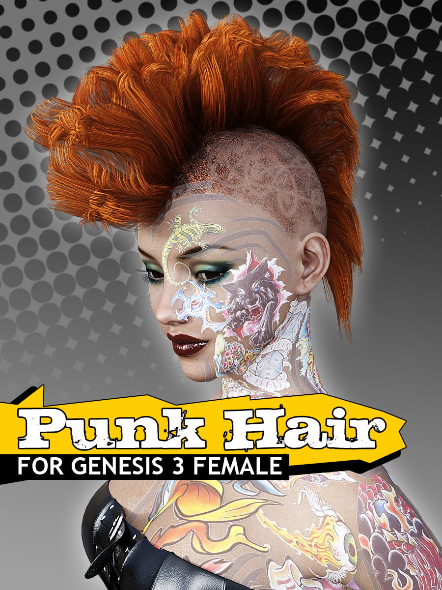 Punk Hair for G3 female