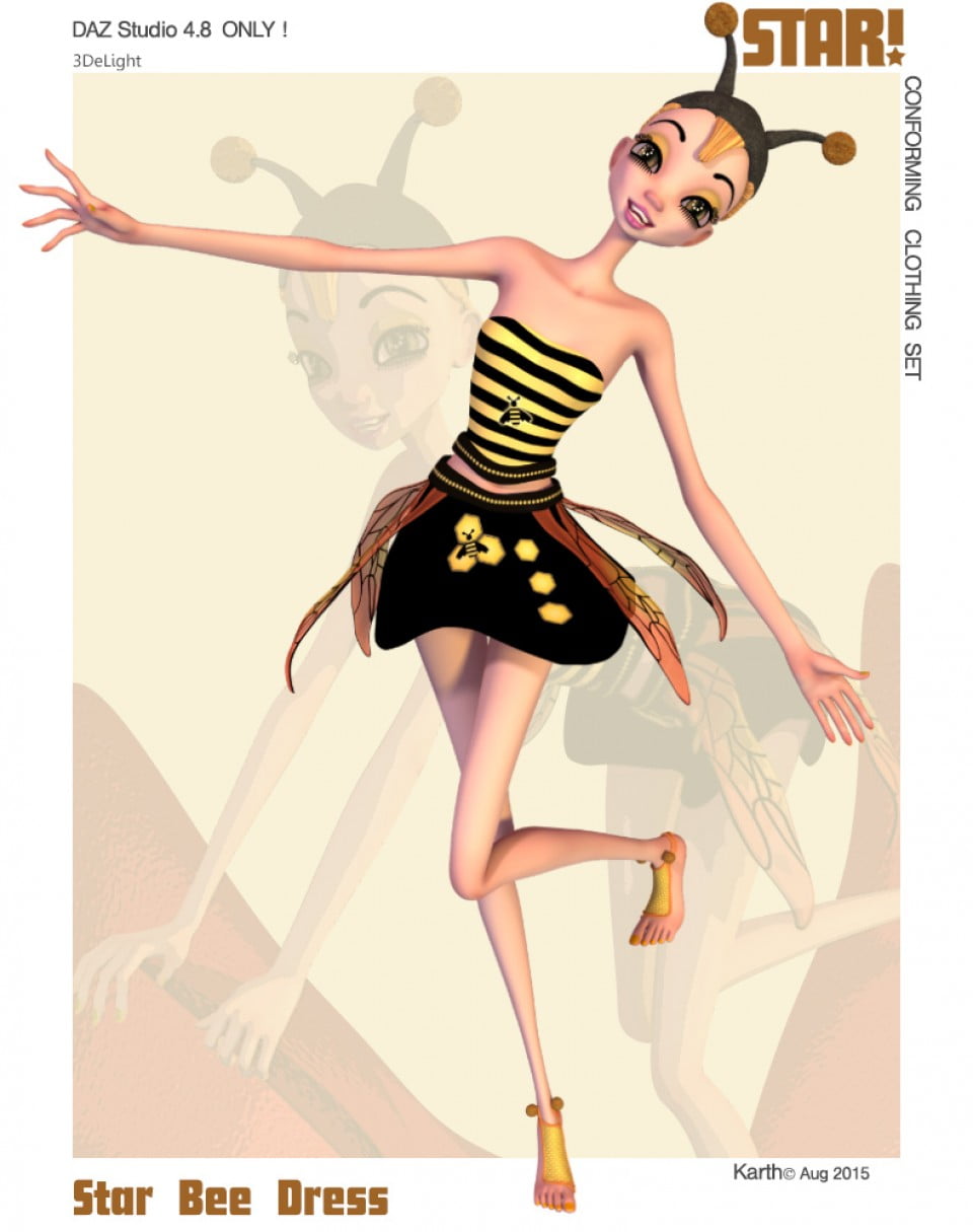 Star! Bee Dress