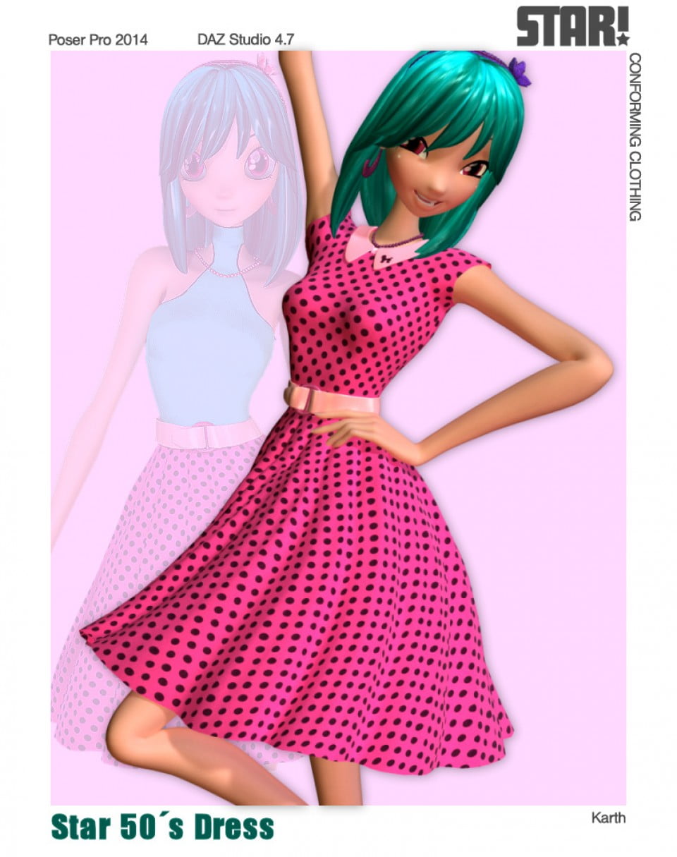 Star! 50 s Dress