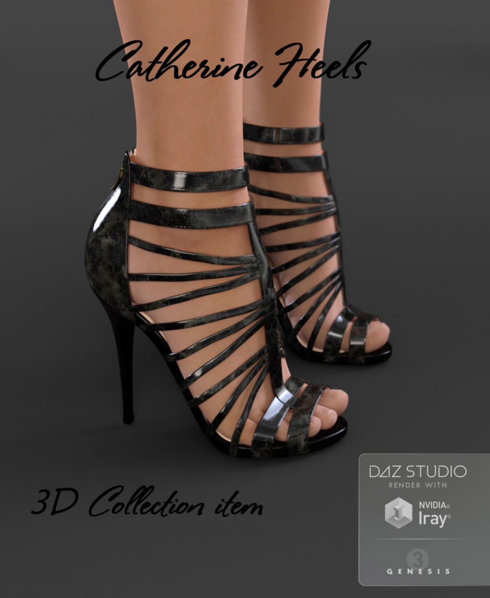 Catherine Heels for Genesis 3 Female(s)