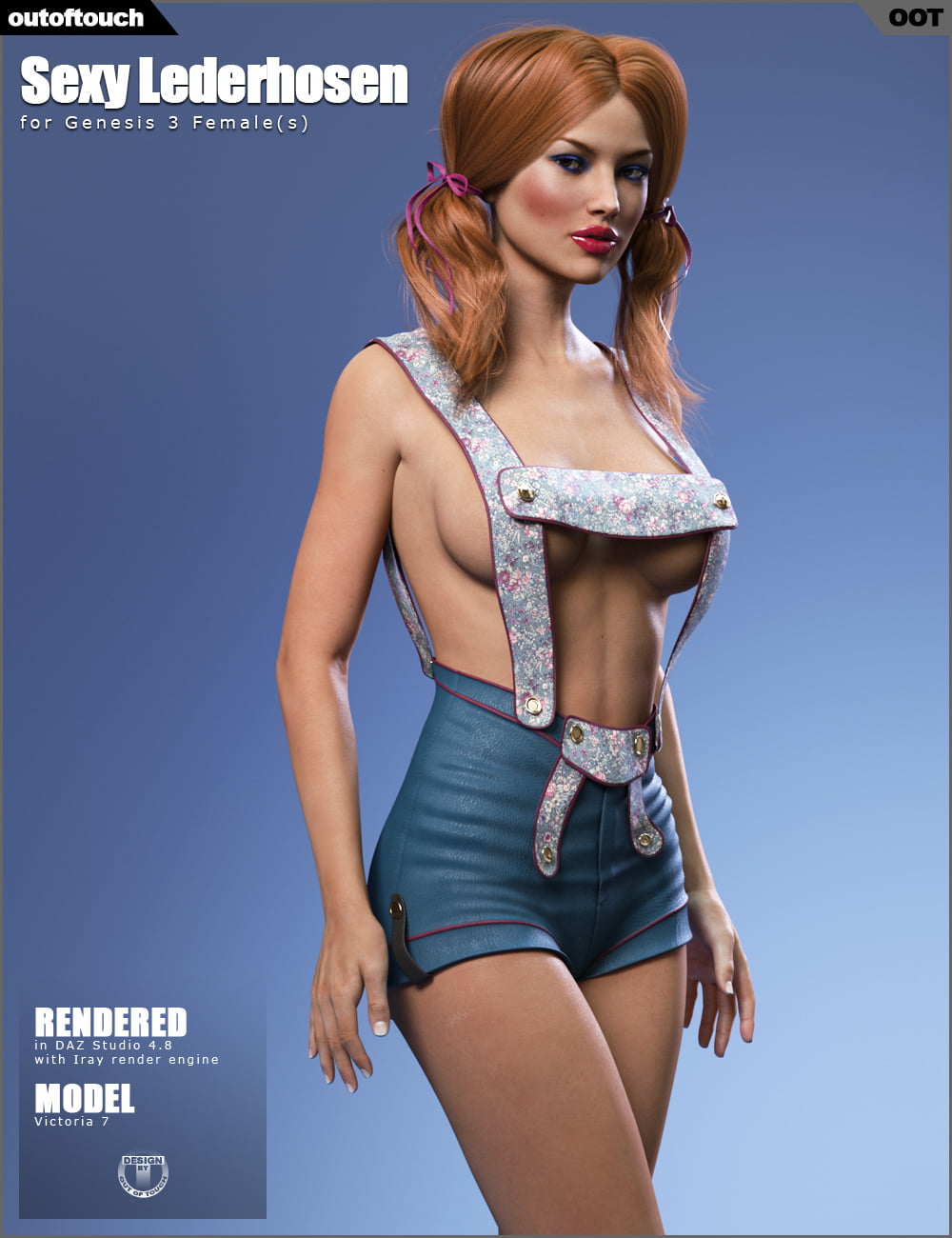 Sexy Lederhosen for Genesis 3 Female(s)