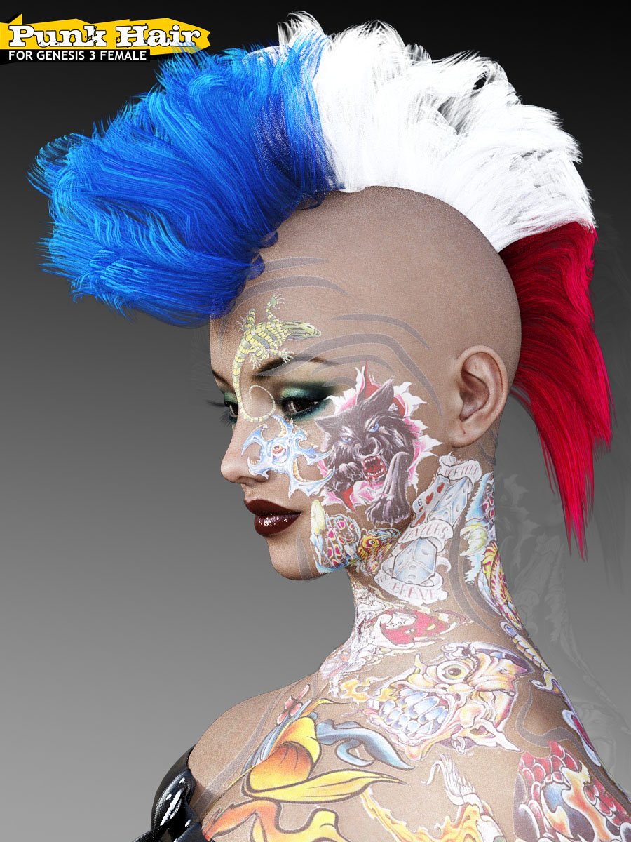 Punk Hair for G3 female