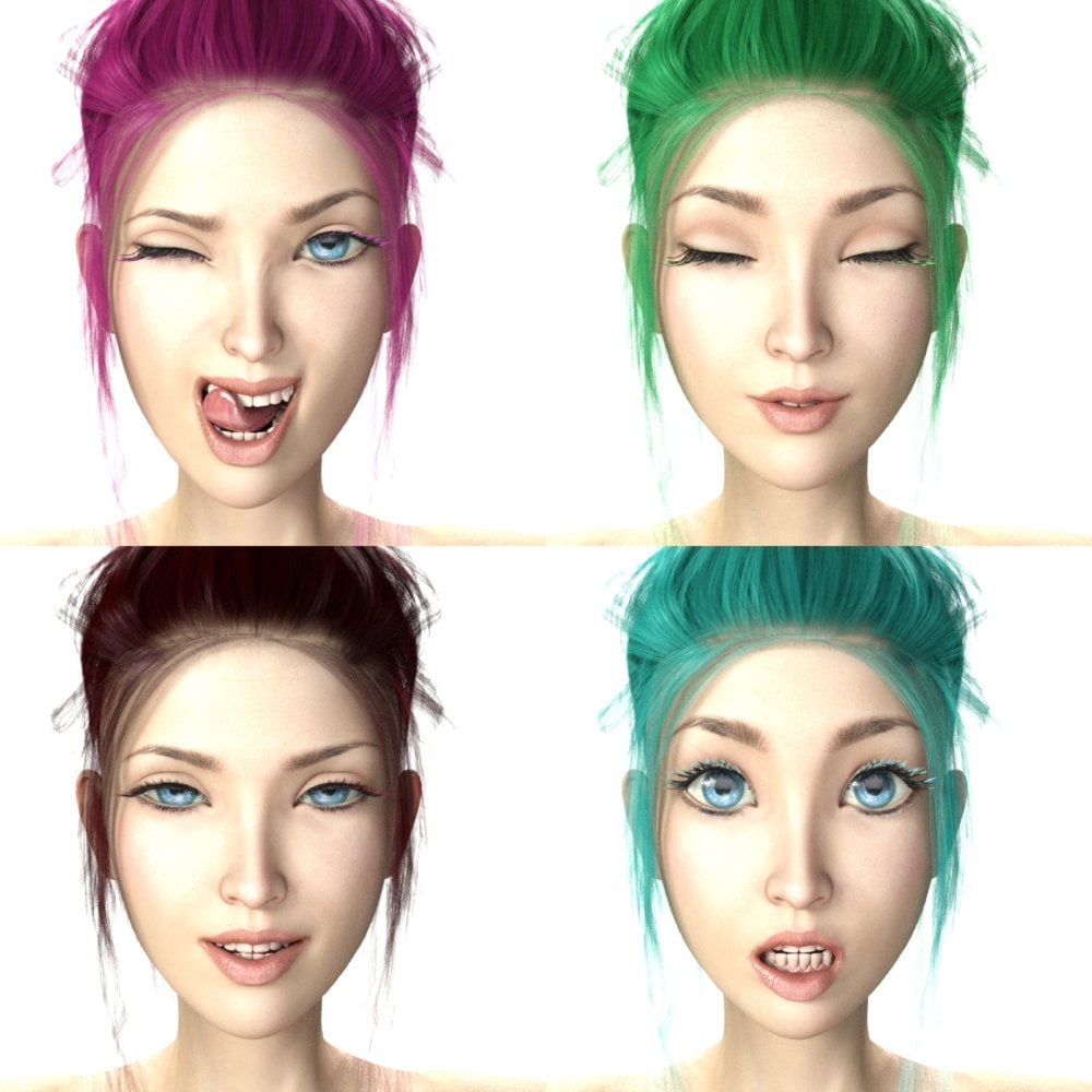 Oh My Lashes Fiberhair Eyelashes for G3F & G3M