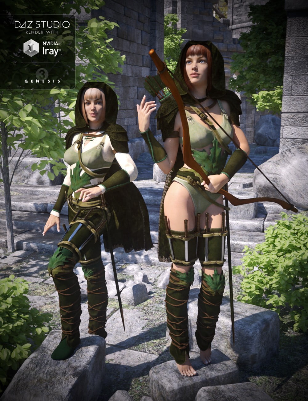 Fantasy Ranger for Genesis 3 Female(s)