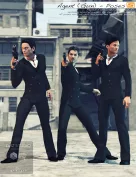 Agent Gun - Poses for Genesis 3 Male, Michael 7 and Leo 7