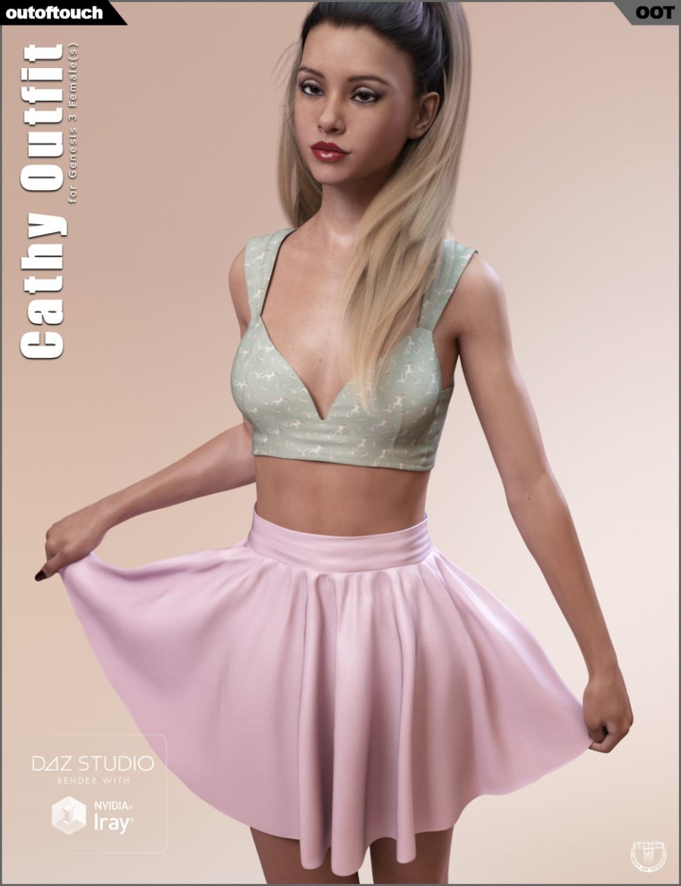 Cathy Outfit for Genesis 3 Female(s)