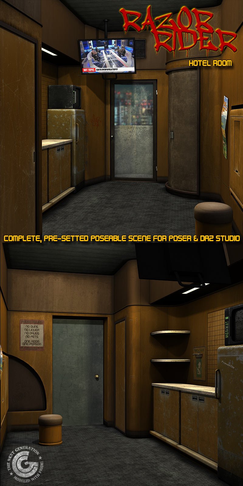 Razor Rider_Hotel Room