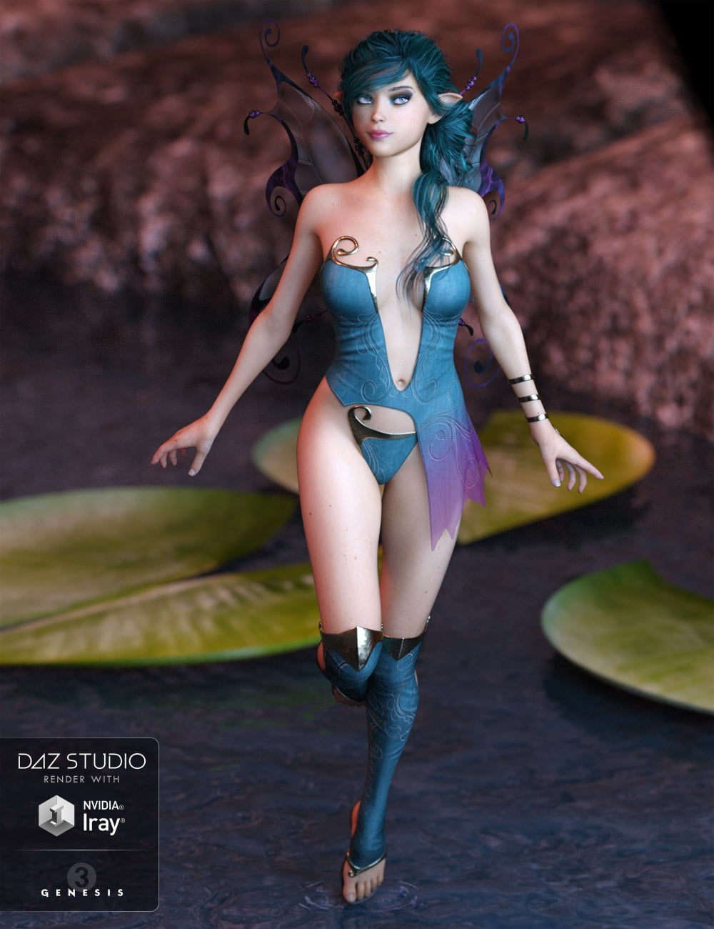 Alieta Spryte Outfit for Genesis 3 Female(s)