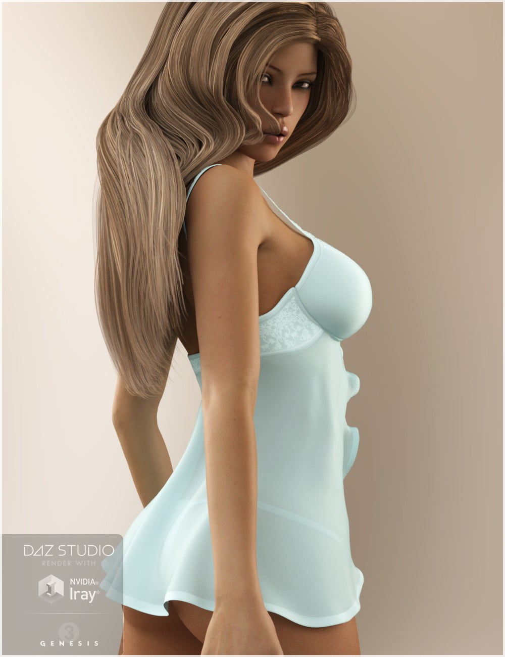 Hey Baby Lingerie for Genesis 3 Female(s)