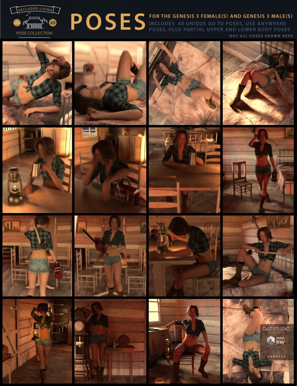 i13 Secluded Living Pose Collection