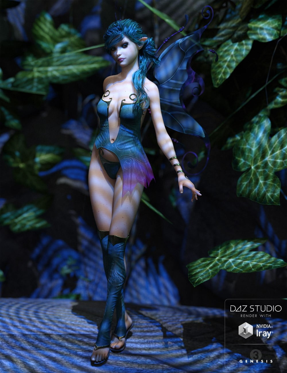 Alieta Spryte Outfit for Genesis 3 Female(s)