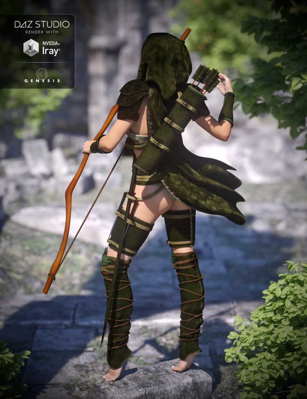 Fantasy Ranger for Genesis 3 Female(s)