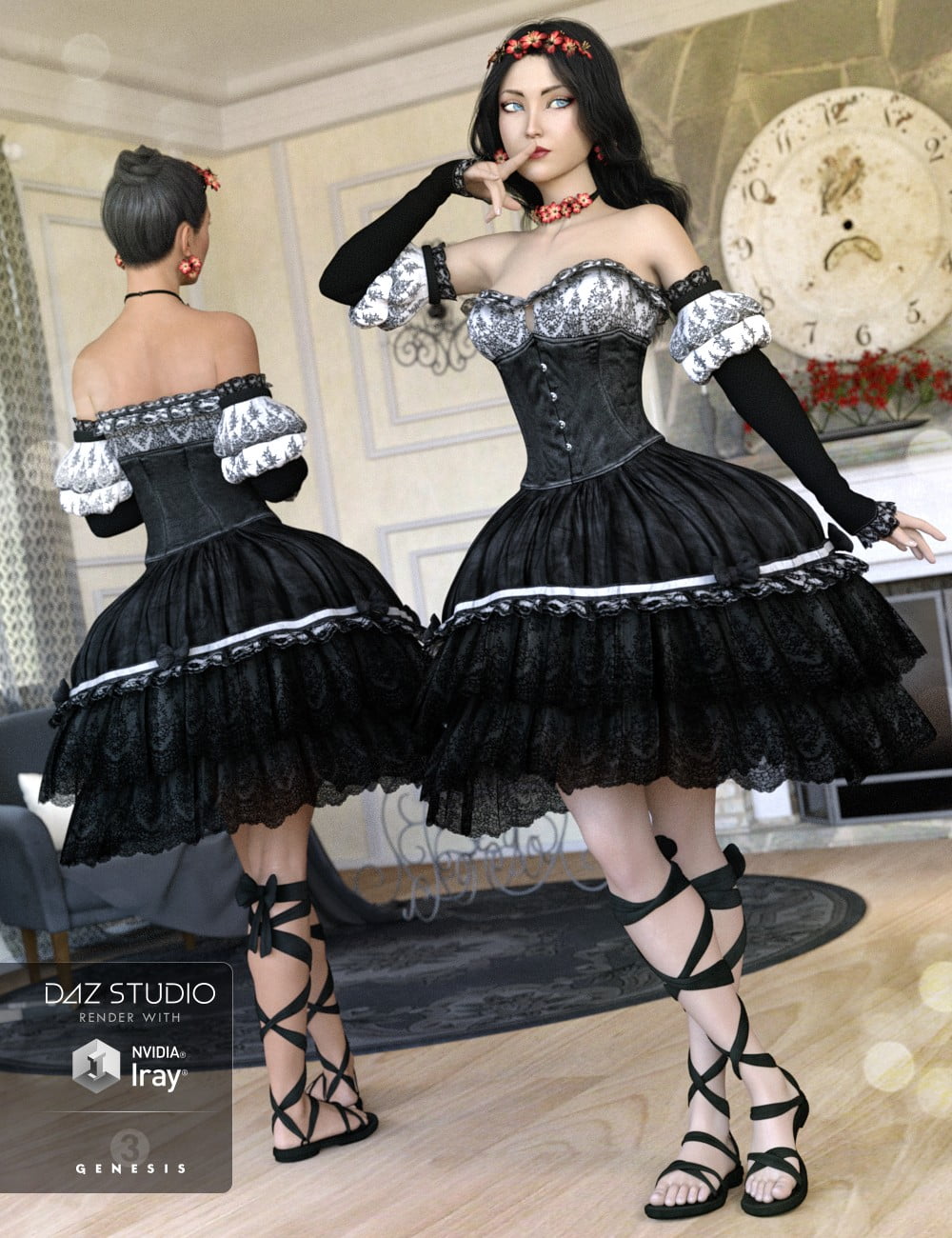 Hanami Outfit for Genesis 3 Female(s)