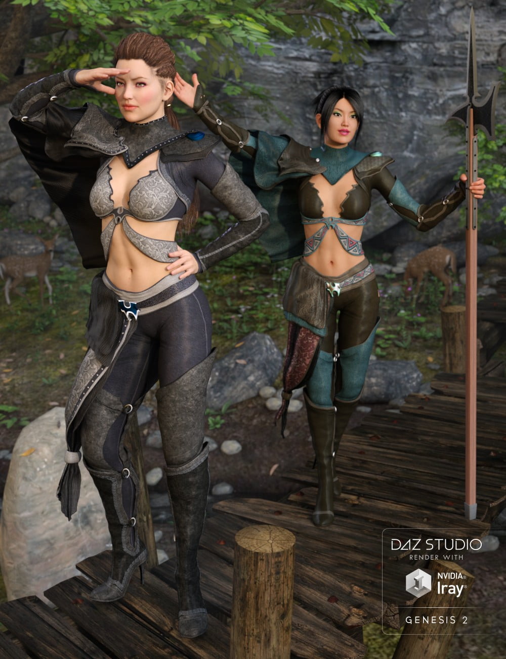 Nomadic Huntress for Genesis 2 Female(s)