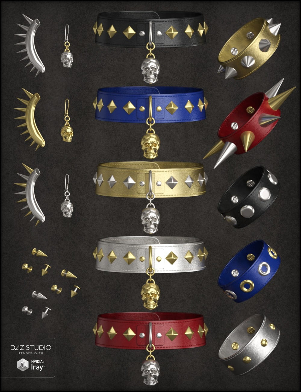 Dangerous Jewelry for Genesis 3 Female(s)
