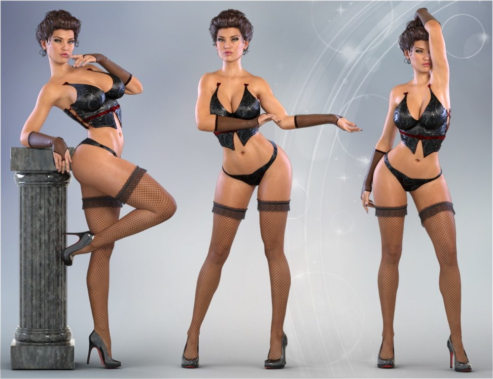 Z La Femme Fatale - Poses for Genesis 3 Female ⋆ 3d-stuff Co