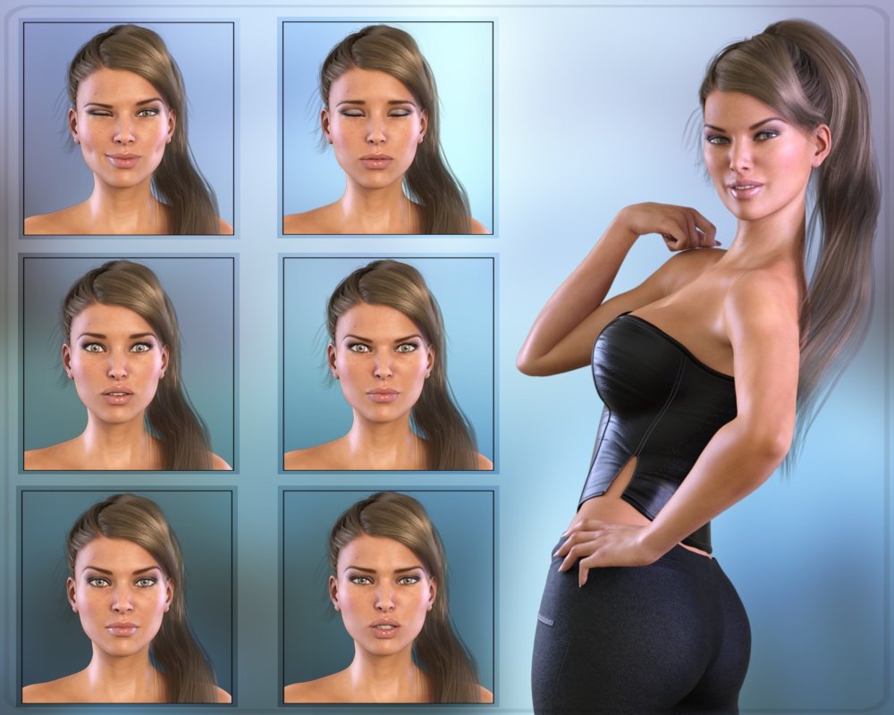 Z Subtle Emotion - Dialable Expressions for the Genesis 3 Female(s)