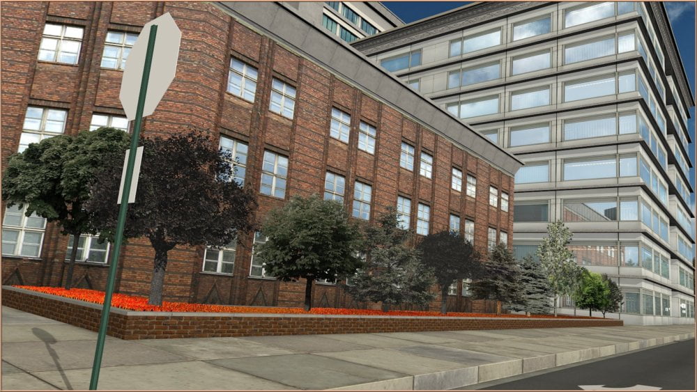 Movie Sets Low Poly Block 01