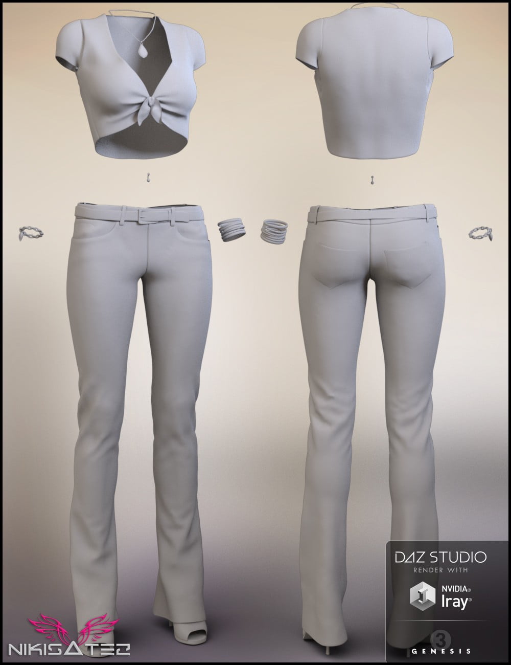 Farrah Outfit for Genesis 3 Female(s)