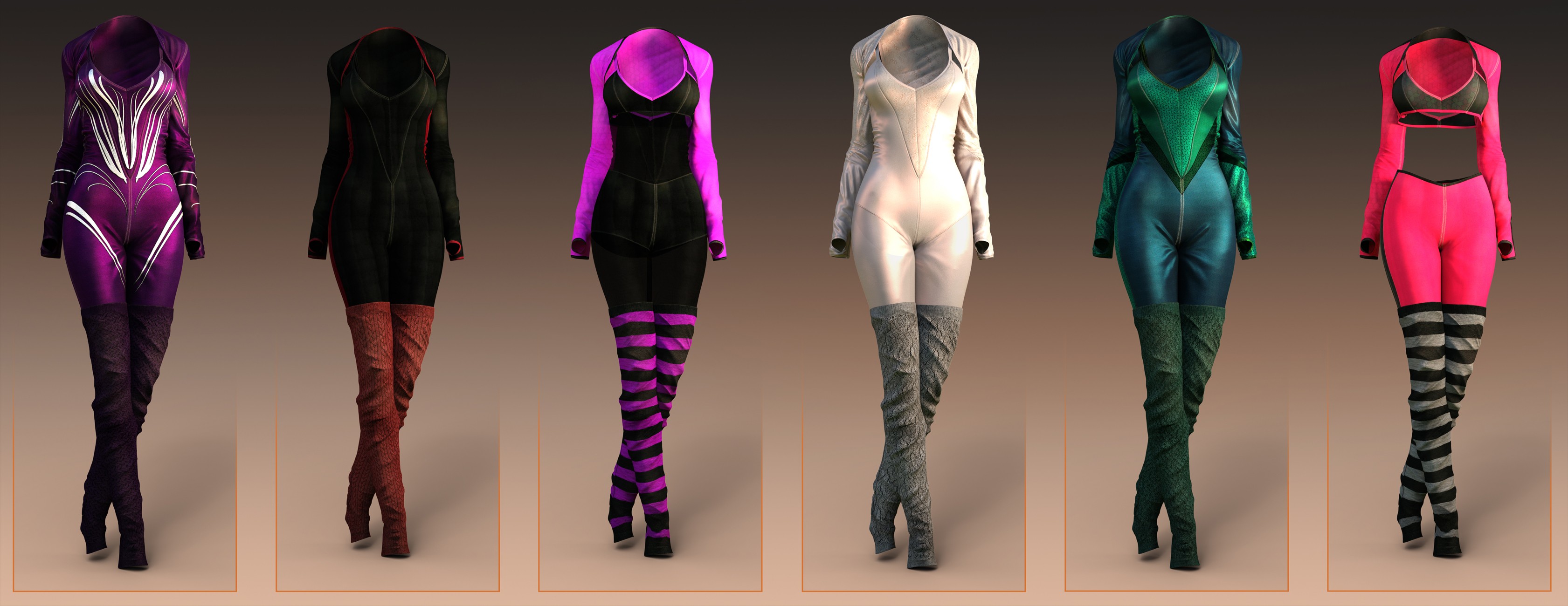 Aerial Dancer Outfit for Genesis 3 Female(s)