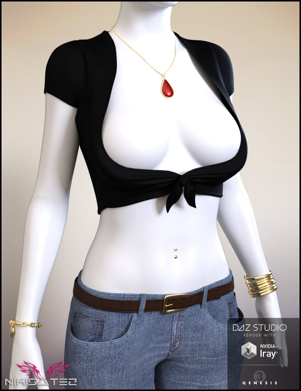 Farrah Outfit for Genesis 3 Female(s)