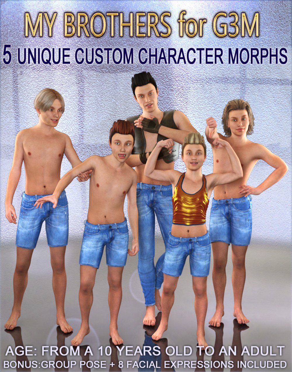 MY BROTHERS for G3M - Full Custom Body Morphs