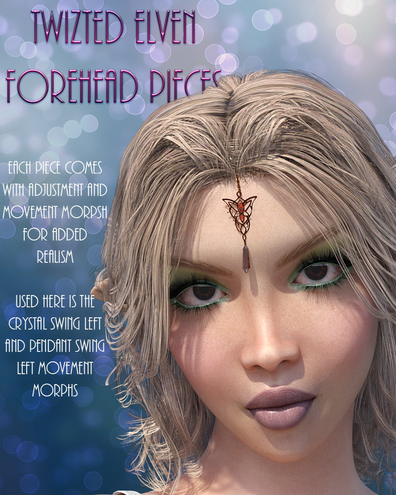 Twizted Elven Forehead Pieces
