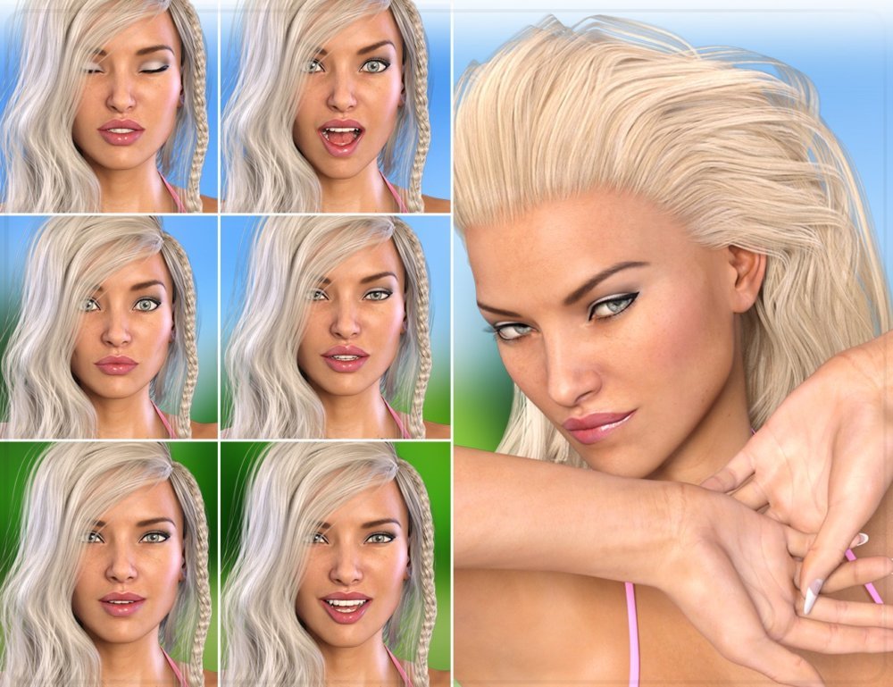 Z Delish - Morph Dial Expressions for the Genesis 3 Females