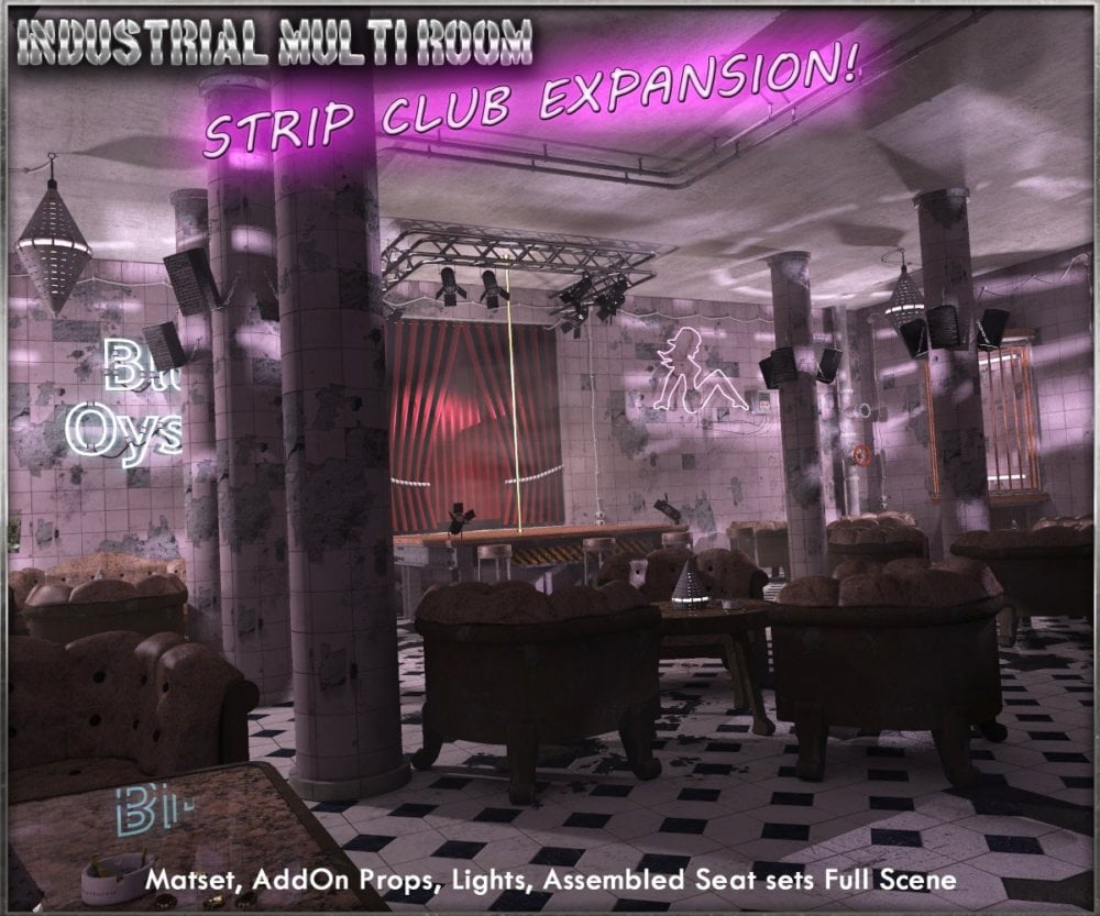 Apocalyptic Strip Club for IMR by 3-D-C