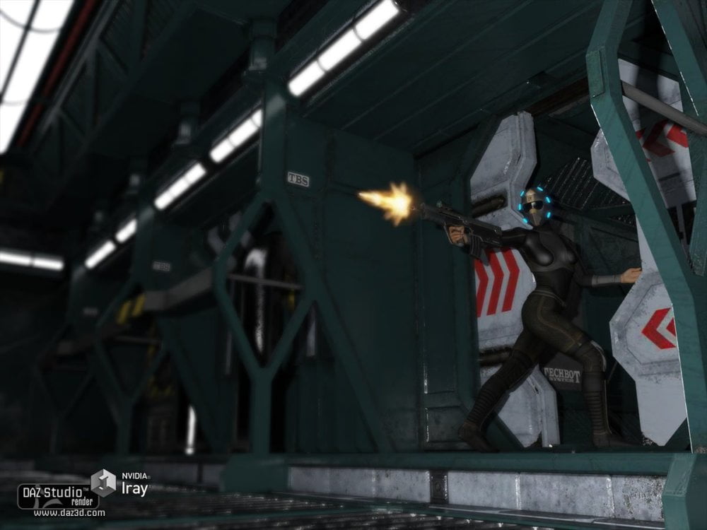 SciFi Modular Kit for DAZ Studio and Poser