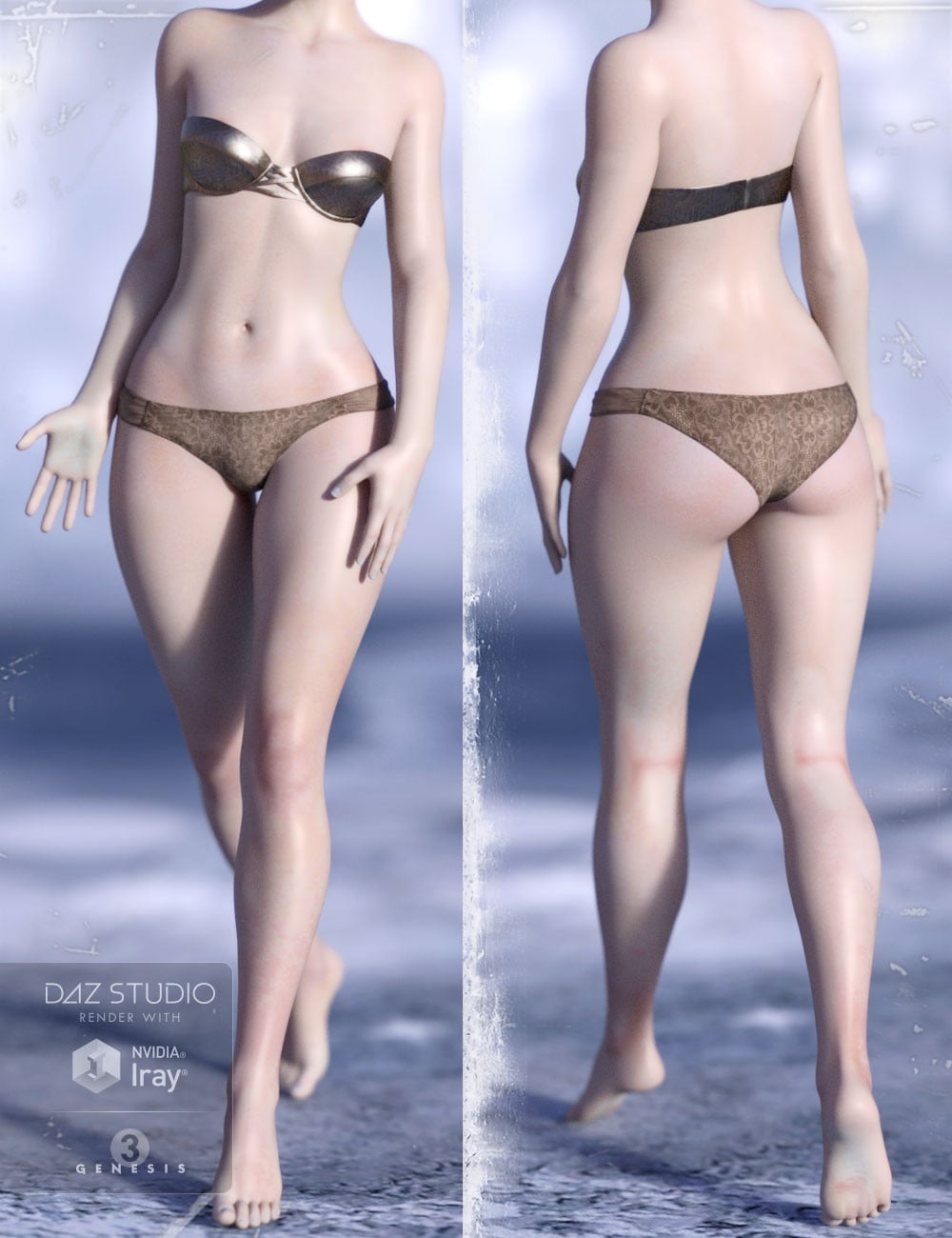 Talisken Hair and Character for Genesis 3 Female(s)