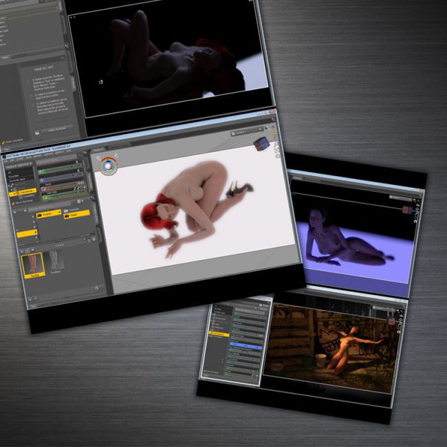 Iray Master Class: Victoria 6 Nude & Hot