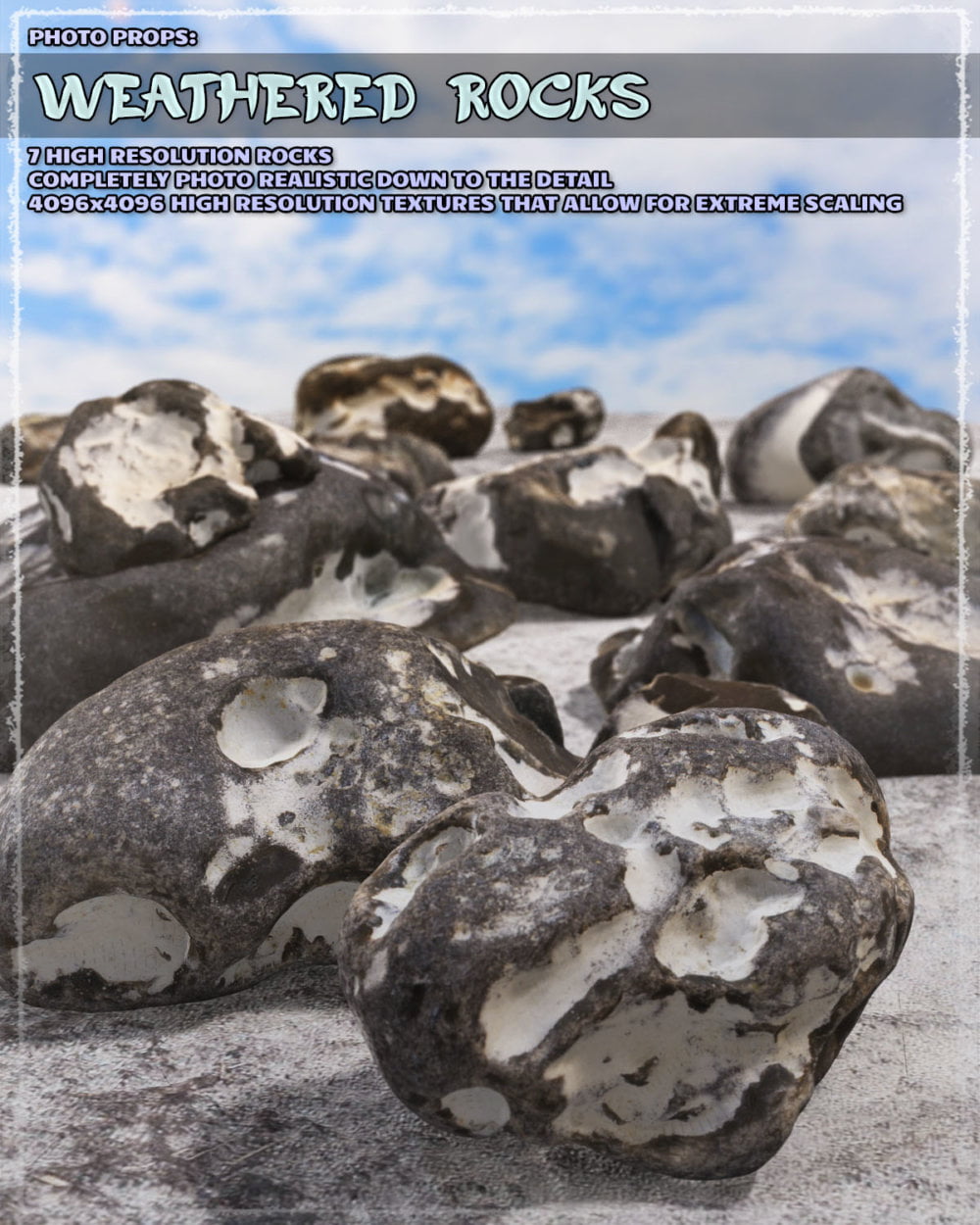 Photo Props: Weathered Rocks