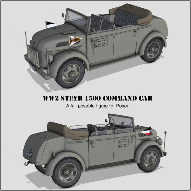 WW2 steyr 1500 command car
