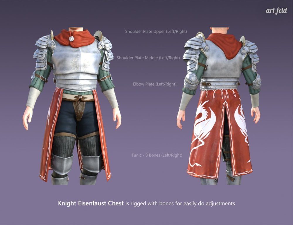 Knight Eisenfaust for Genesis 3 Male(s)