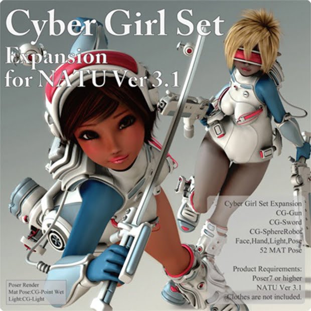 Cyber Girl Set Expansion for Natu Ver 3.1