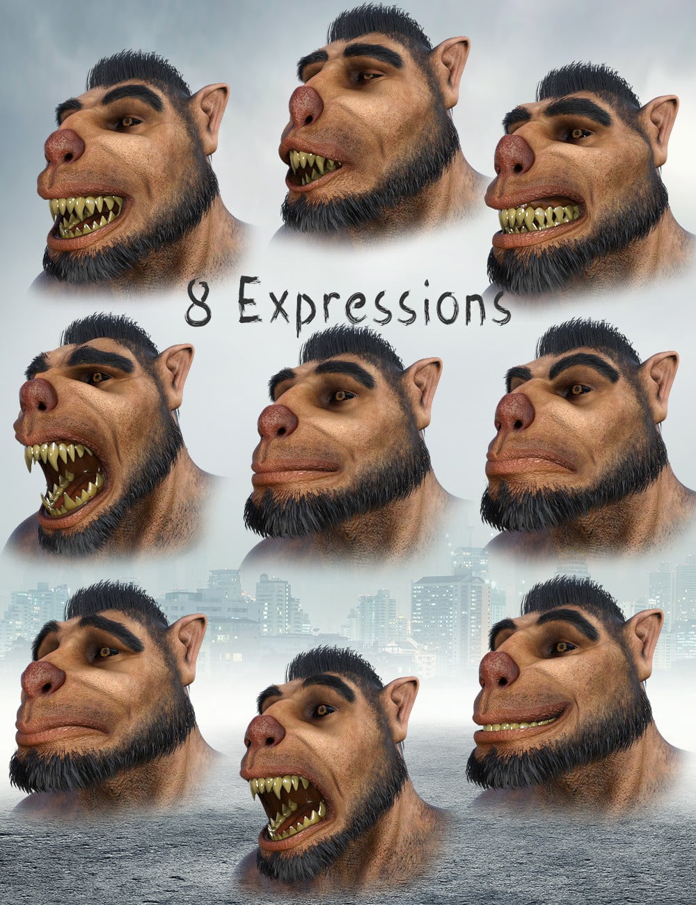 Midnight Lycan for Genesis 3 Male