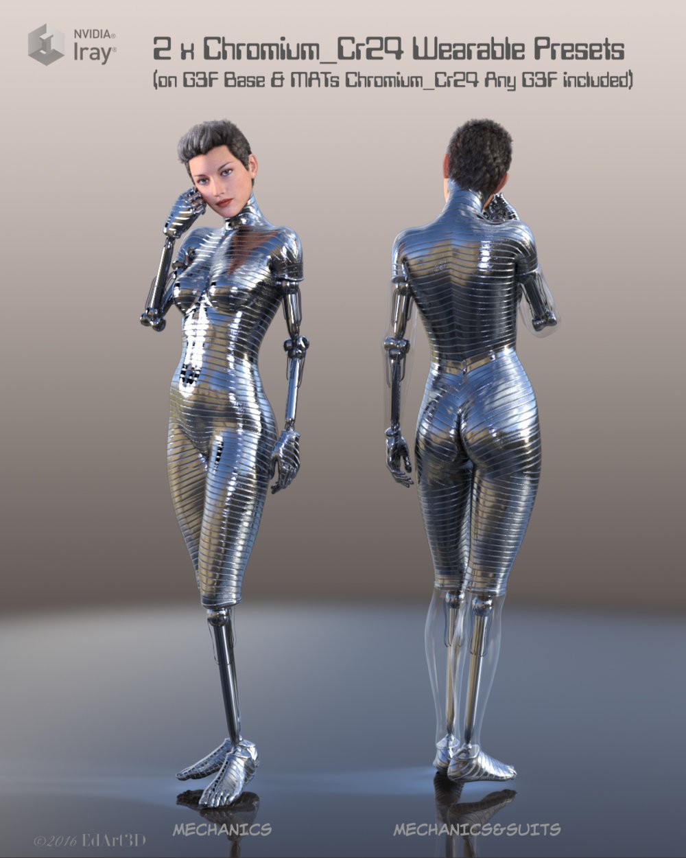 Pin-Up Gynoid Phase3 for G3F Base & Pin-Up Gynoid 1&2