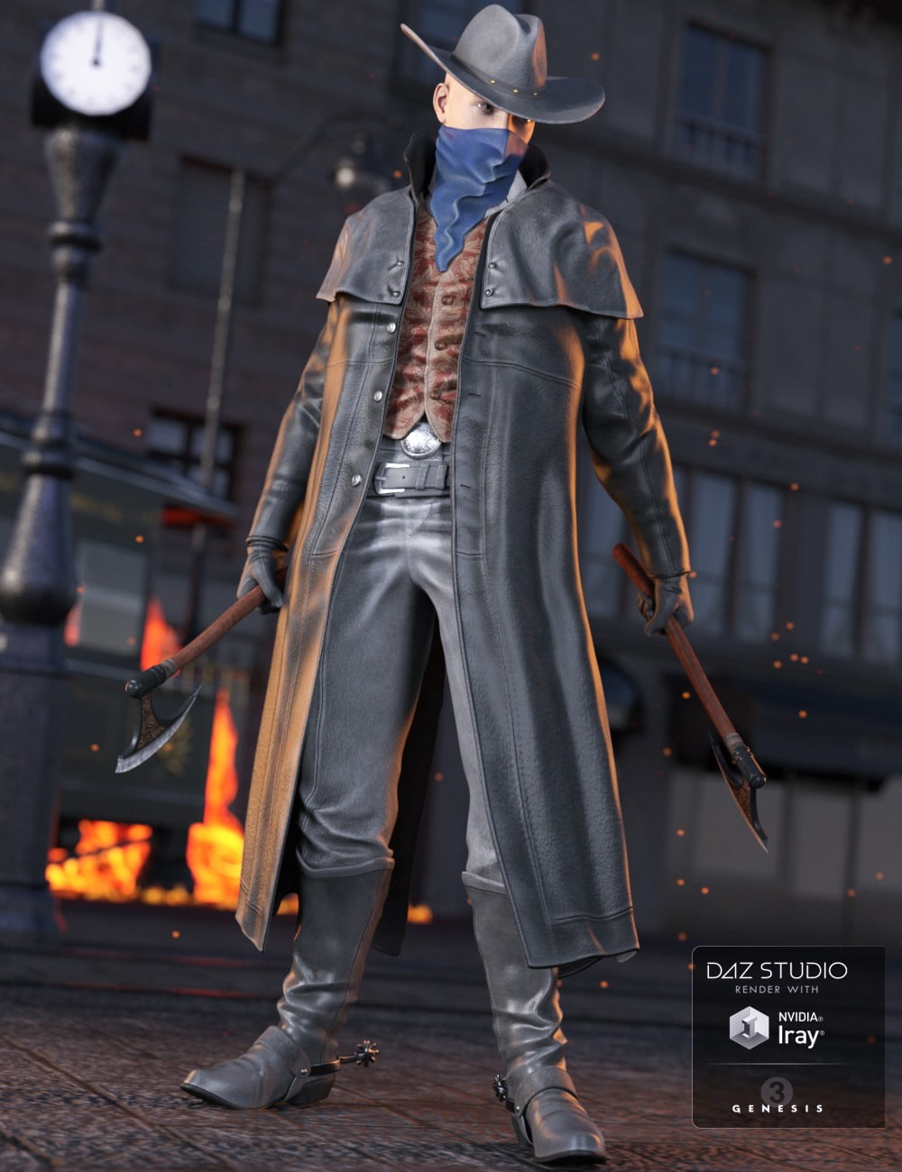 Western Outlaw 2.0 for Genesis 3 Male(s)