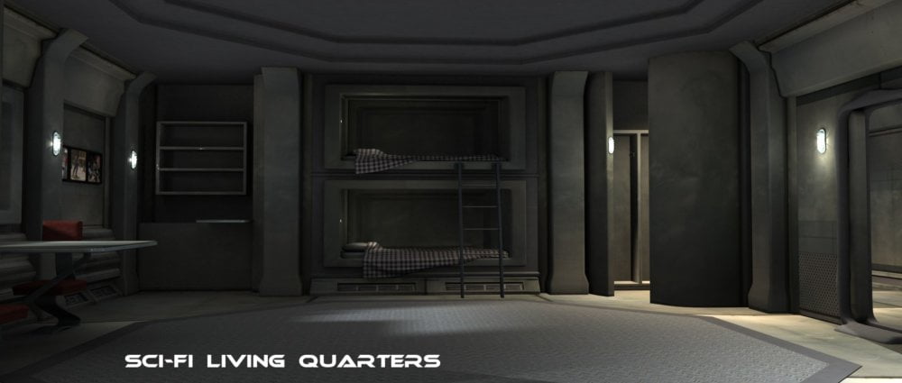 Sci-Fi Living Quarters