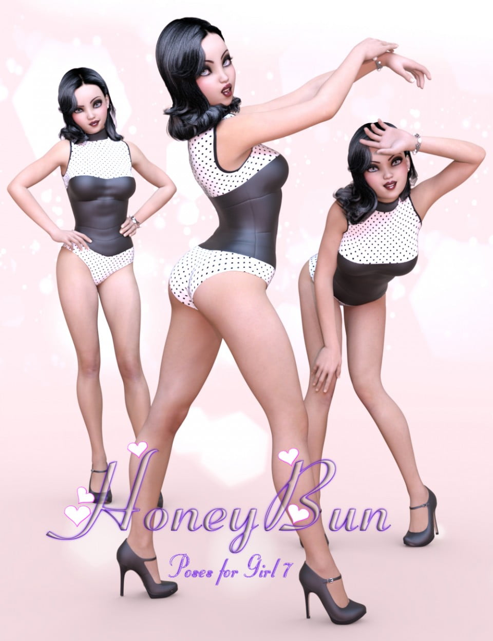 Honey Bun Pose & Expression Bundle for Girl 7