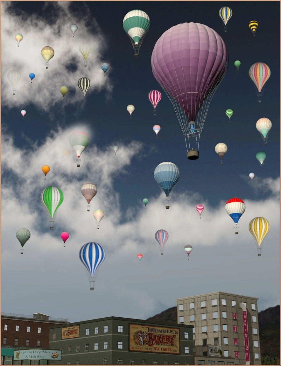 Movie Sets: Hot Air Balloon