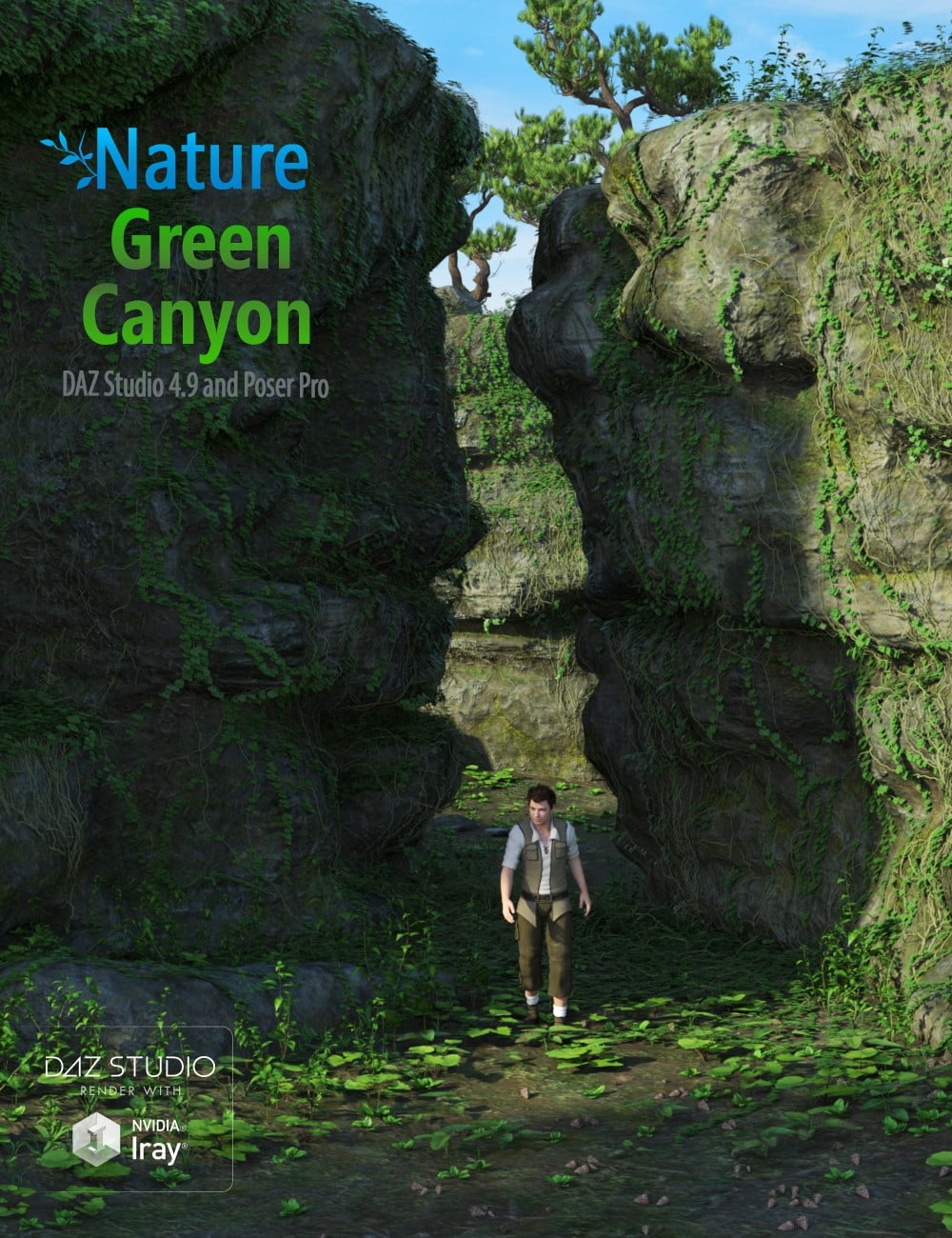 Nature - Green Canyon ⋆ Freebies Daz 3D